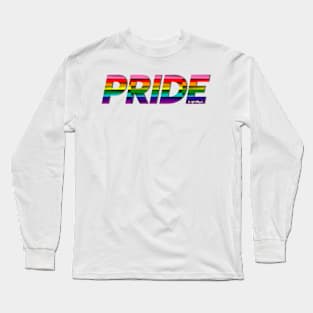 LGBTQ+ PRIDE: Gilbert Baker Pride Flag Long Sleeve T-Shirt